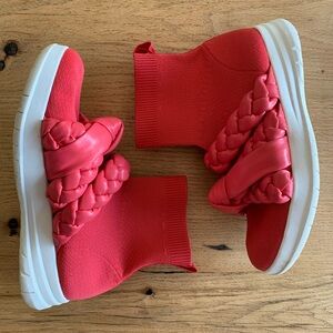 Flitflop Anatomicush Womens Uberknit‎ Braid Sock Boot Sneaker Shoes 10 Preloved